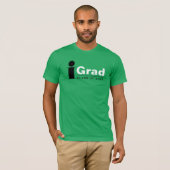 Grad. Aangepaste T-shirts voor Afstuderen (Voorkant volledig)