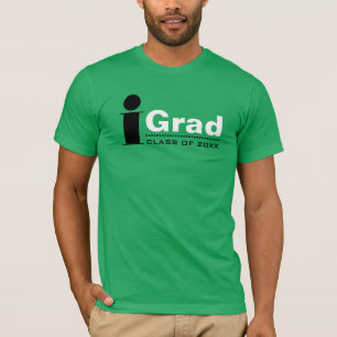 Grad. Aangepaste T-shirts voor Afstuderen