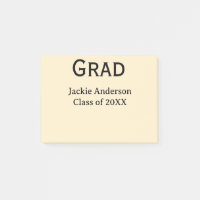 Grad afstudeerjaar naam in vette letters 20XX geel