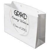 Grad afstudeernaam klas van 20XX sim Groot Cadeauzakje (Achterkant Gekanteld)