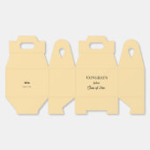 grad boy add name congrats date year text bedankdoosjes (Ongevouwen)