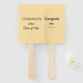 grad boy add name congrats date year text handwaaier (Voorkant en achterkant)