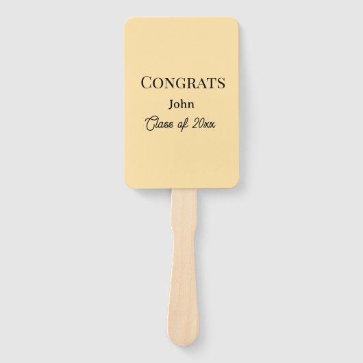 grad boy add name congrats date year text handwaaier (Voorkant)