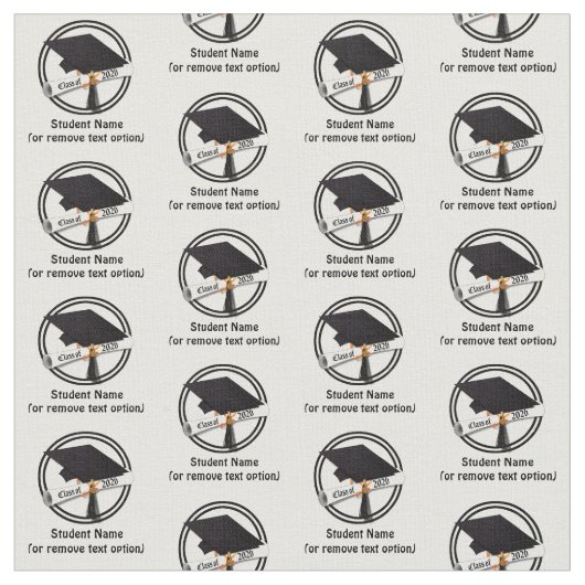 Grad Cap Diploma Class of 2026 Graduation Stof (Close Up)