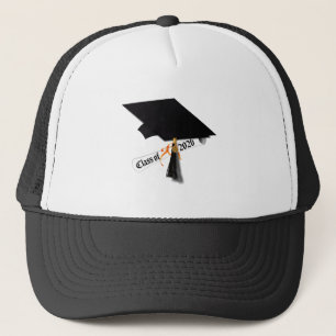 Grad Cap Diploma Klas van 2026 Afstuderen Trucker Pet