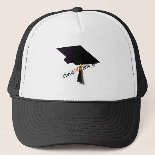 Grad Cap Diploma Klas van 2026 Afstuderen Trucker Pet (Voorkant)