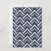 Grad Cap | Goud Blauw & Witte Foto Aankondiging (Achterkant)