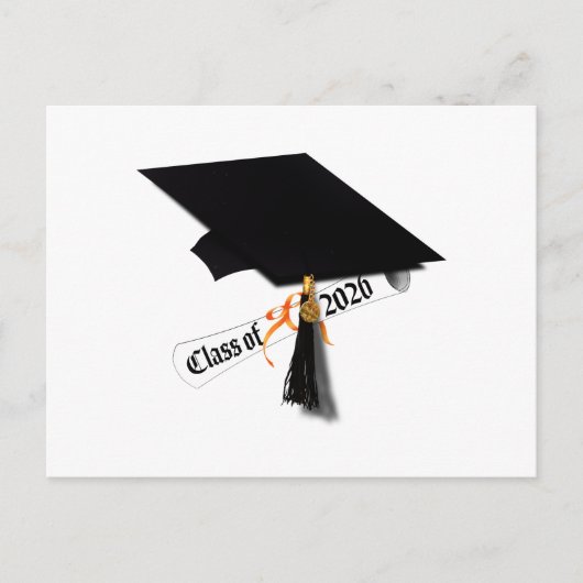 Grad Cap Klas van 2026 Afstuderen Briefkaart (Voorkant)