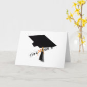 Grad Cap Klas van 2026 Afstuderen Kaart (Gele Bloem)