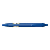 Grad Cap met diploma afstuderen Blauwe Inkt Pen (Achterkant)