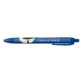 Grad Cap met diploma afstuderen Blauwe Inkt Pen (Bodem)
