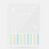 Grad Club Beach Party Acryl Bord (Voorkant)