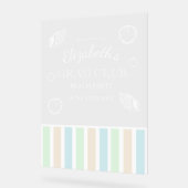 Grad Club Beach Party Acryl Bord (Hoek)