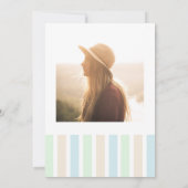 Grad Club Beach Party Bedankkaart (Achterkant)