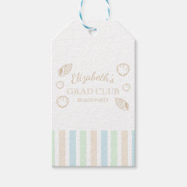 Grad Club Beach Party Cadeaulabel