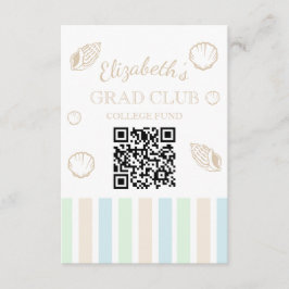 Grad Club Beach Party College Fund Informatiekaartje