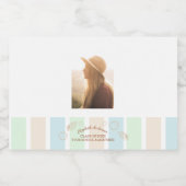 Grad Club Beach Party Likeurfles Etiket (Enkel label)