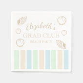 Grad Club Beach Party Servet (Voorkant)