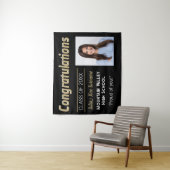 Grad Congrats! Aangepaste afstudeer muur Tapijt Wandkleed (In situ)