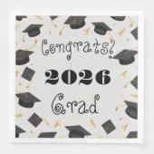 Grad Feest Papieren Servetten (Voorkant)