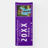 Grad Foto Banner - Gepersonaliseerde Aangepaste Kl (Verticaal)