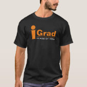 Grad. Gepersonaliseerd Afstuderen T-shirt (Voorkant)