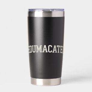 Grad Geschenk Universiteit Afstuderen Sarcasme Opl Geïsoleerde Drinkbeker
