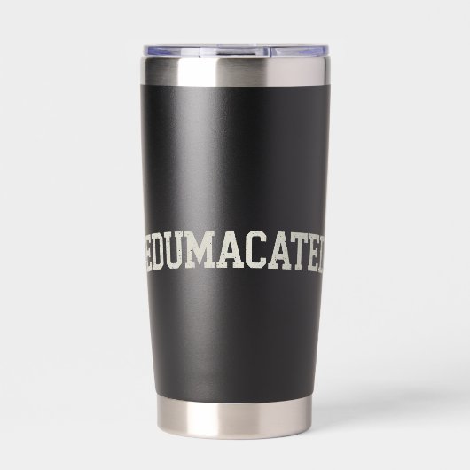 Grad Geschenk Universiteit Afstuderen Sarcasme Opl Geïsoleerde Drinkbeker (Voorkant)