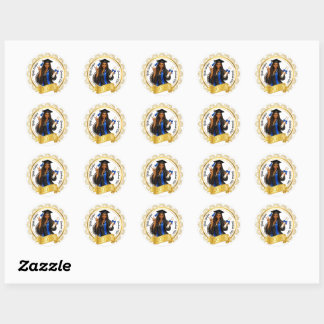 Grad Goud Ronde Sticker