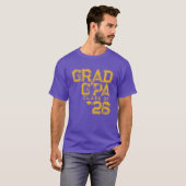 Grad G'Pa | Klas van 2026 T-shirt (Voorkant volledig)
