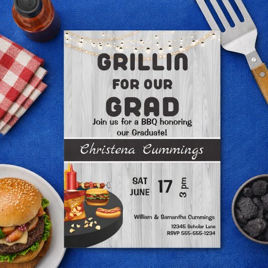 Grad & Grill Afstudeerbarbecue Kaart