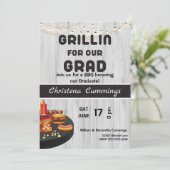 Grad & Grill Afstudeerbarbecue Kaart (Staand voorkant)