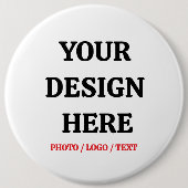Grad Knop -Aangepaste Naam Gepersonaliseerde Afstu Ronde Button 6,0 Cm (Voorkant)