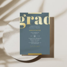 Grad Modern Vet Bold Afstudeerfeest Groen & Goud