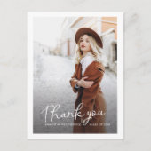 Grad Multi Foto Moderne Afstudeer Dankjewel Briefkaart (Voorkant)