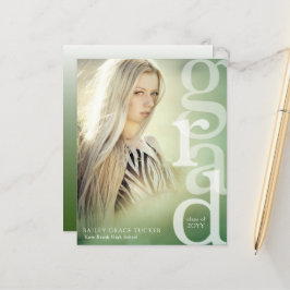 GRAD Overlay Budget Groen Afstudeeruitnodiging