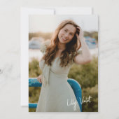 Grad Party Invite Kaart (Voorkant)