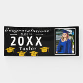 Grad Photo Banner - Personalized Congrats Custom (Horizontaal)