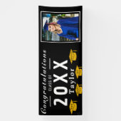 Grad Photo Banner - Personalized Congrats Custom (Verticaal)