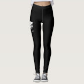 Grad Print Leggings - Aangepaste koele damesonderk (Voorkant)