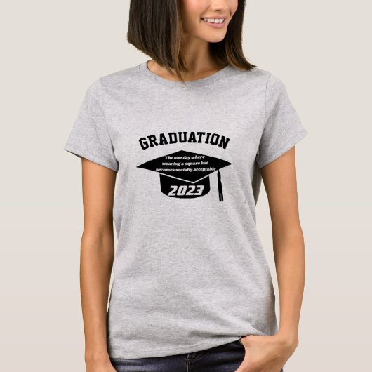 Grad Quotes T-shirt - Schattig Gepersonaliseerd Af (Voorkant)