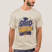 Grad Squad Afstudeerfeest T-shirt (Voorkant)