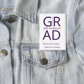 Grad typografie moderne afstuderen eenvoudig minim button (Insitu)