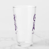 Grad typografie moderne afstuderen eenvoudig minim glas (Links)