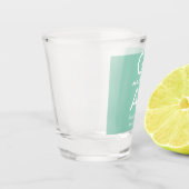 Grad typografie moderne afstuderen eenvoudig minim shot glas (Links)