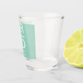 Grad typografie moderne afstuderen eenvoudig minim shot glas (Rechts)