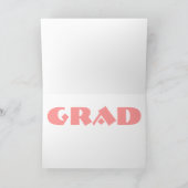 GRAD Wenskaarten Afstuderen Afgestudeerd Tulpen Kaart (Binnen)