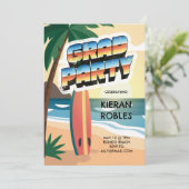 Gradatie Feest Surfen Kaart (Staand voorkant)