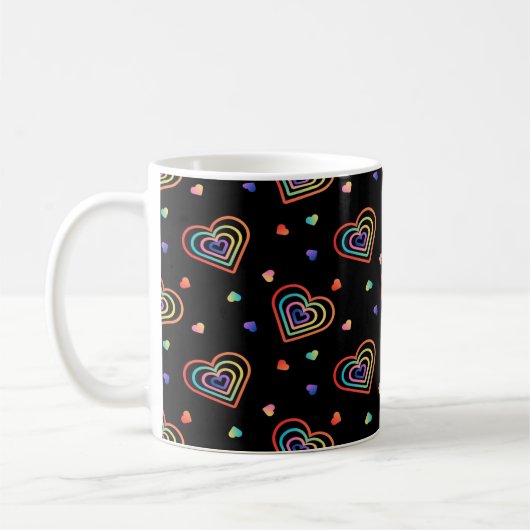 gradatie hartpatroon koffiemok (Links)