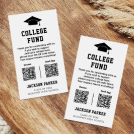 Gradatie Partij College Fund 2 QR Code Kaart Visitekaartje